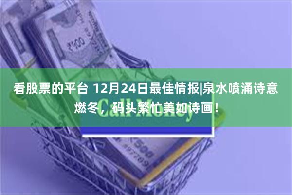 看股票的平台 12月24日最佳情报|泉水喷涌诗意燃冬，码头繁忙美如诗画！